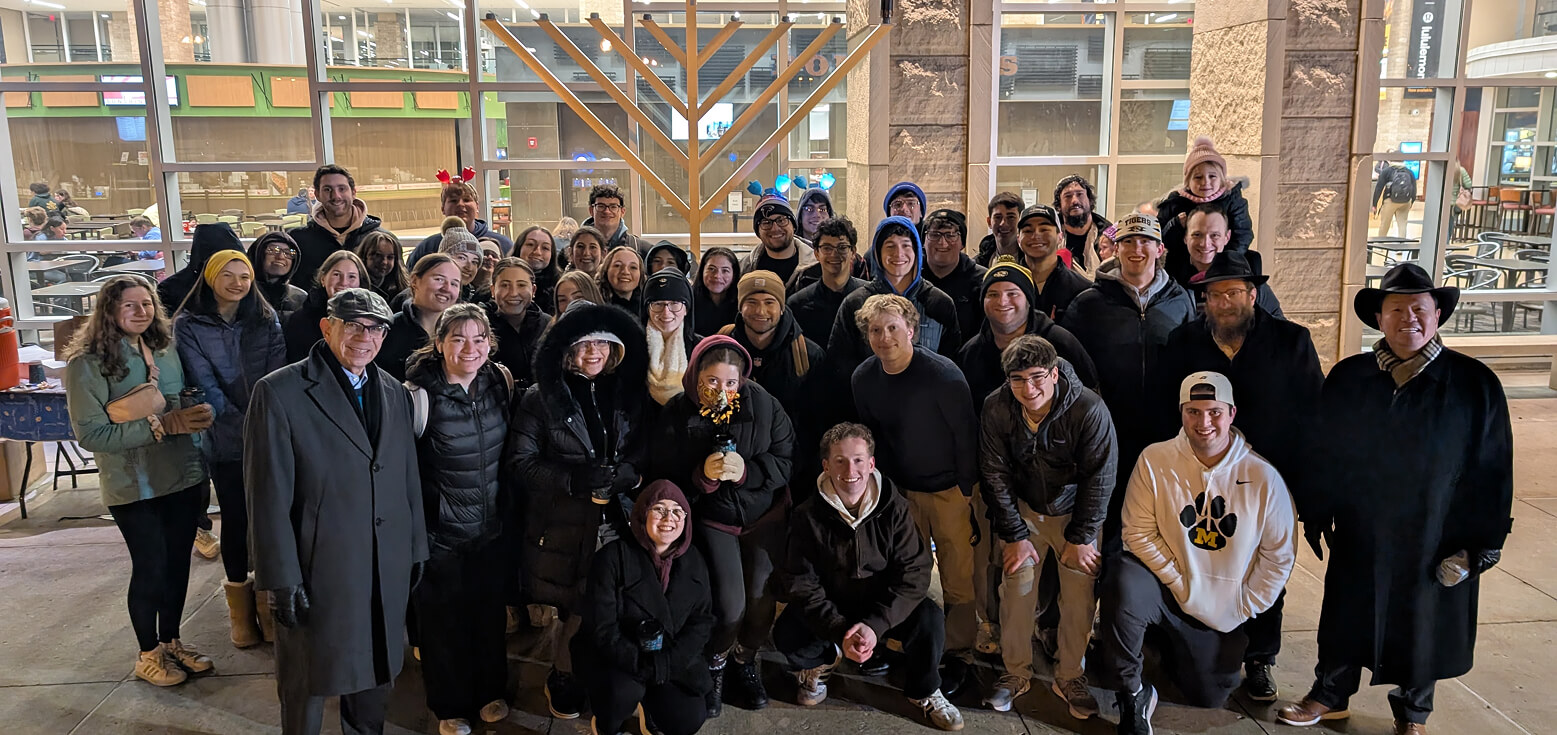 Community event at the Chabad House