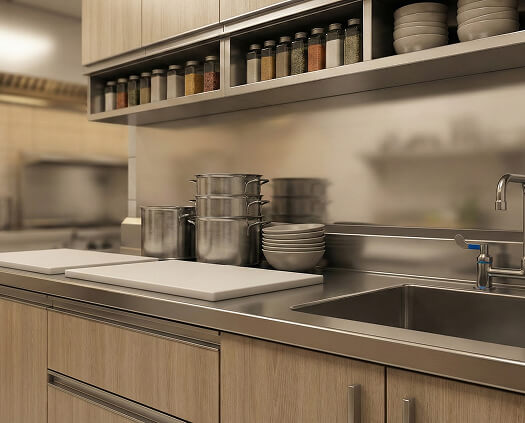 New kitchen and washing area rendering